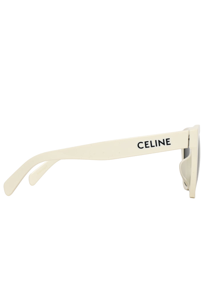 Celine Logo Square Frame Sunglasses