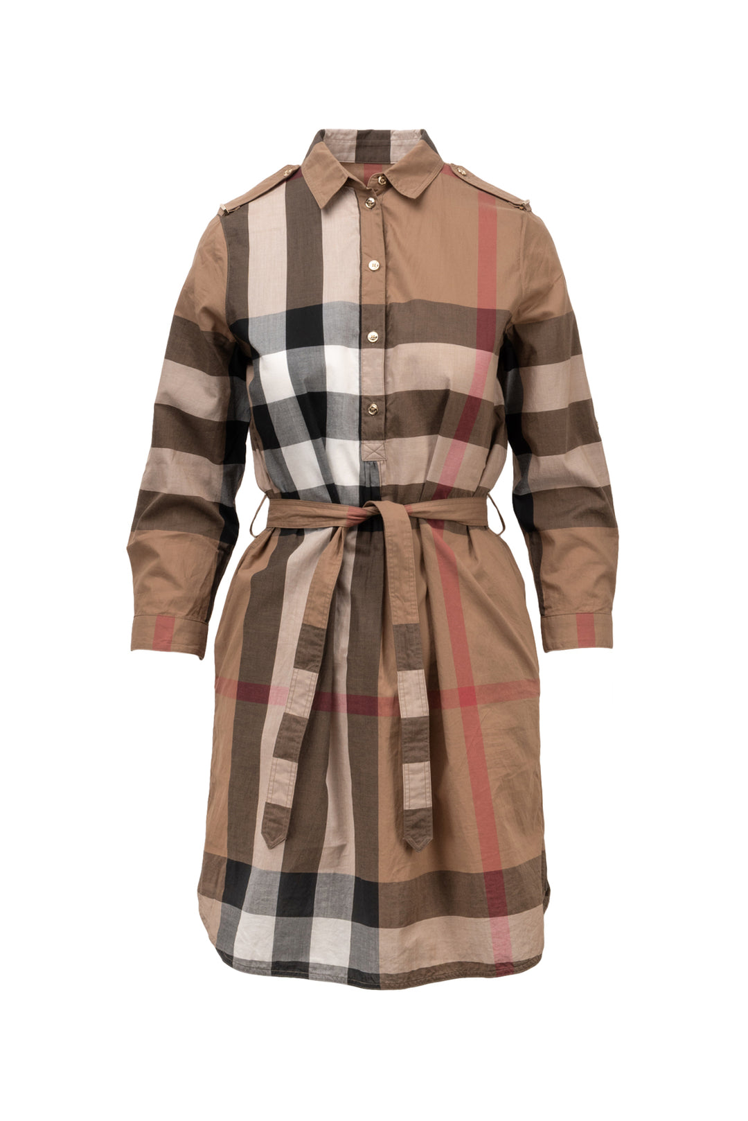 Burberry Size 4 Check Shirt Dress
