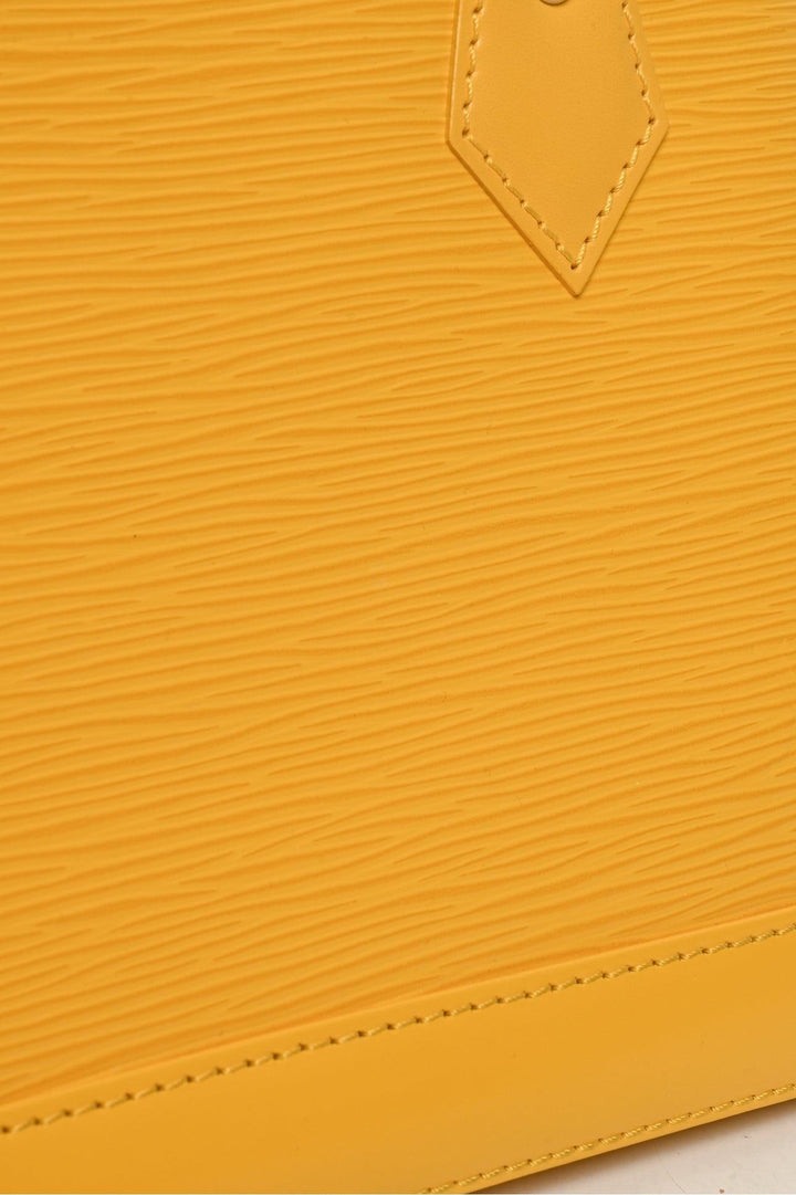 Louis Vuitton 2013 Tassil Yellow Epi Leather Alma BB Purse