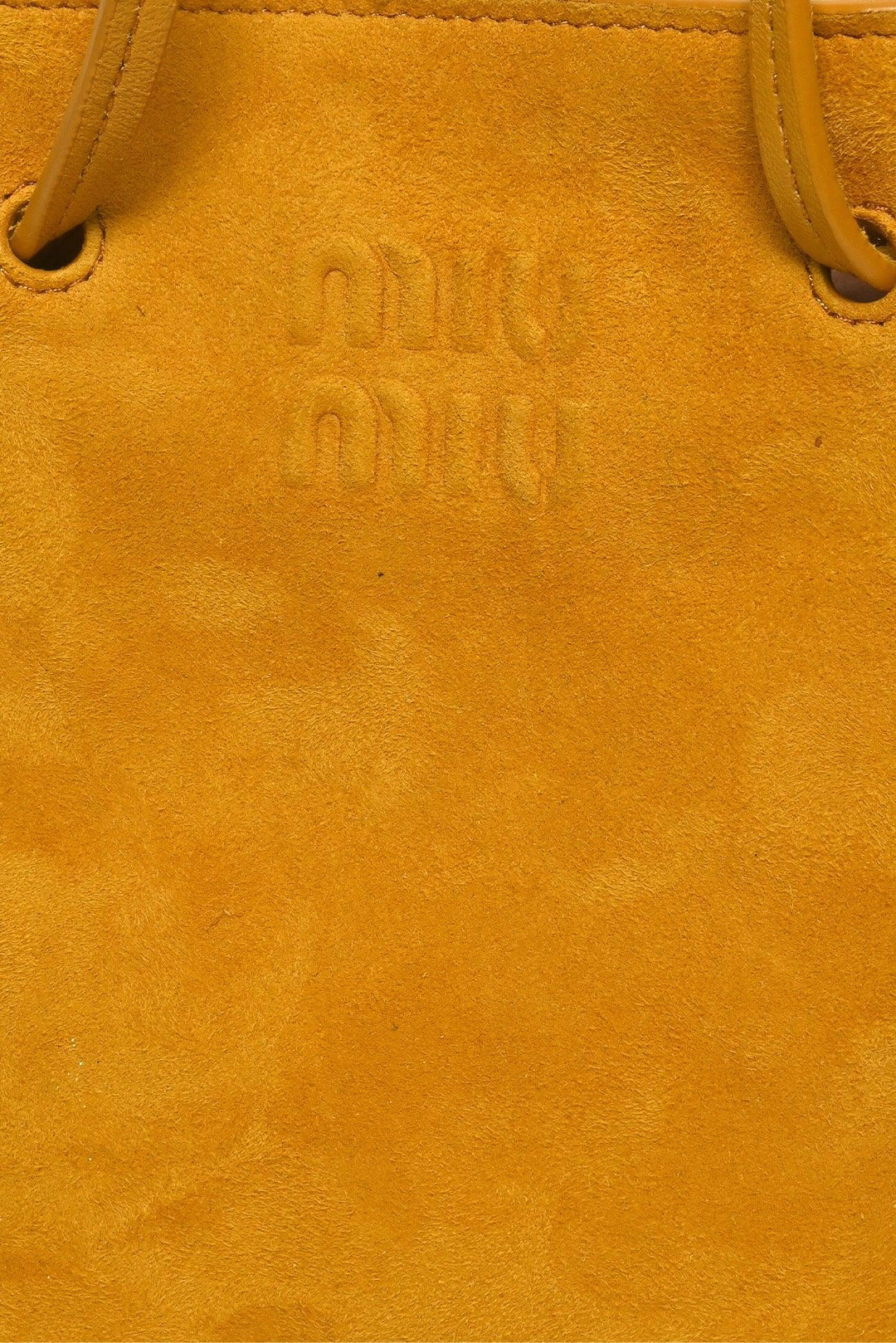 Miu Miu Embossed Suede Pouch Shoulder Bag