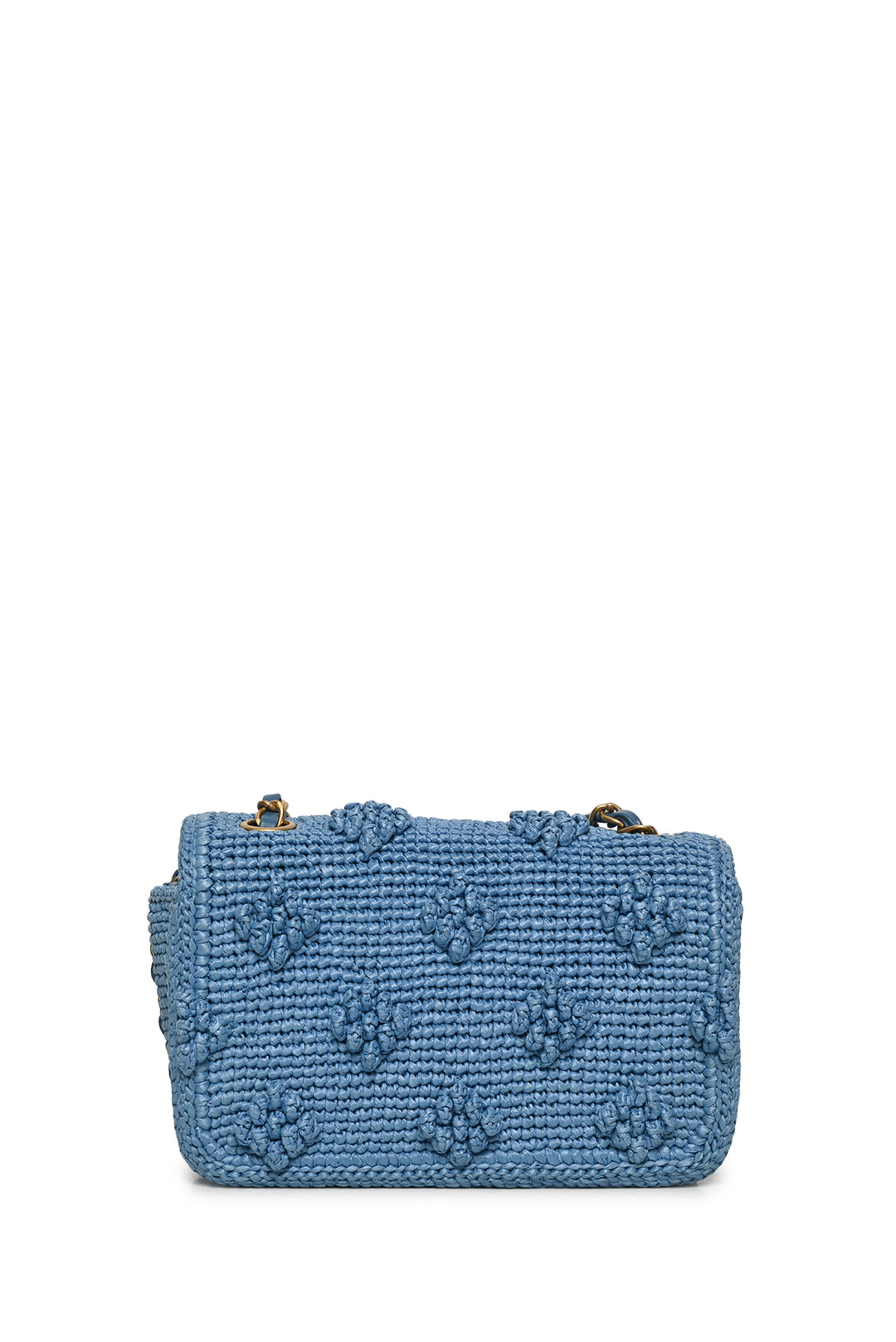 Chanel Small Dolce Raffia Flap Bag