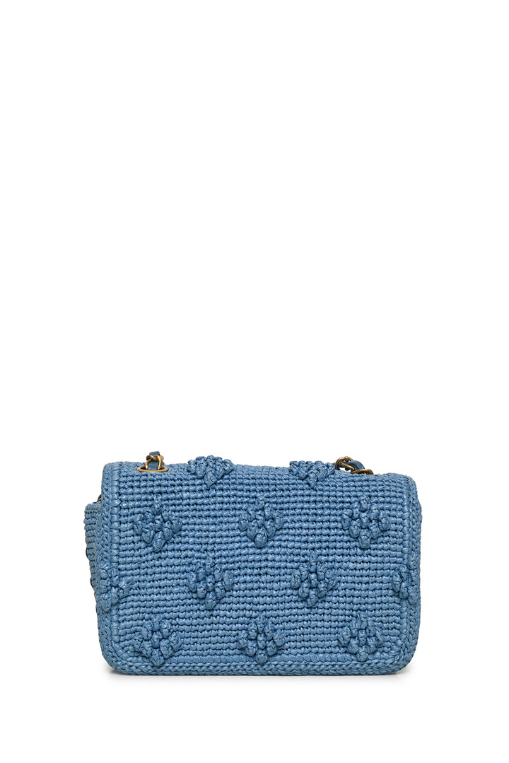 Chanel Small Dolce Raffia Flap Bag