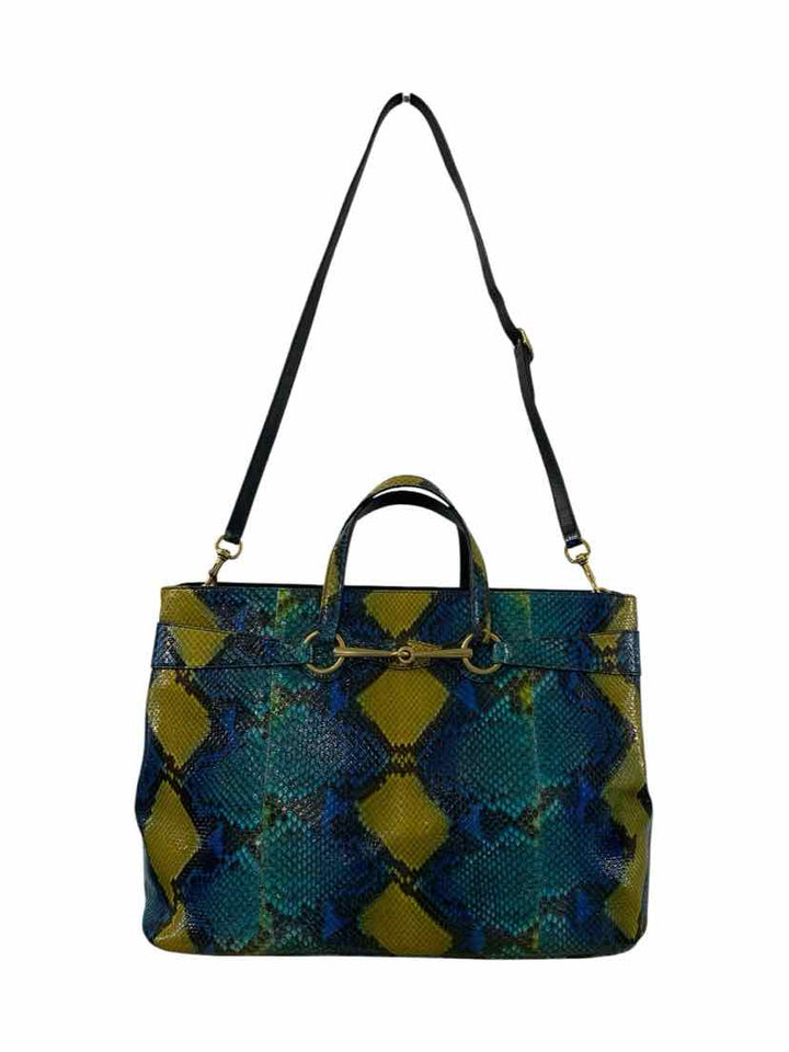 Gucci Bright Bit Python Tote Bag