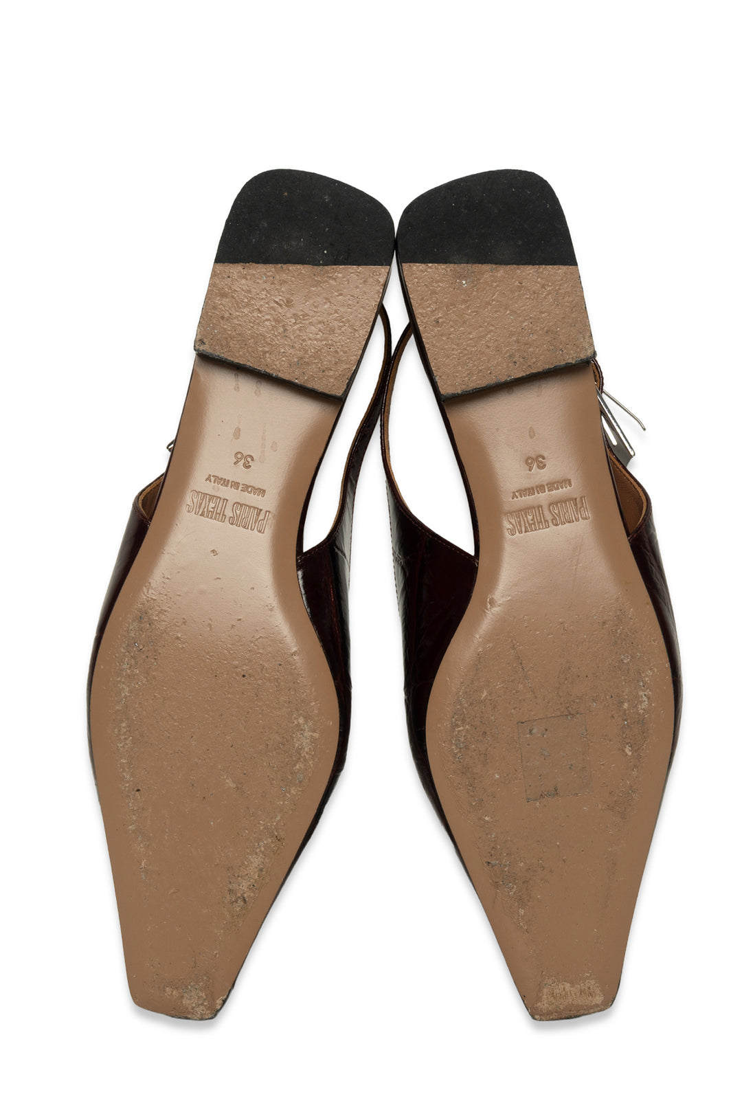 Paris Texas Size 36 Bettina 10 Slingback Pumps