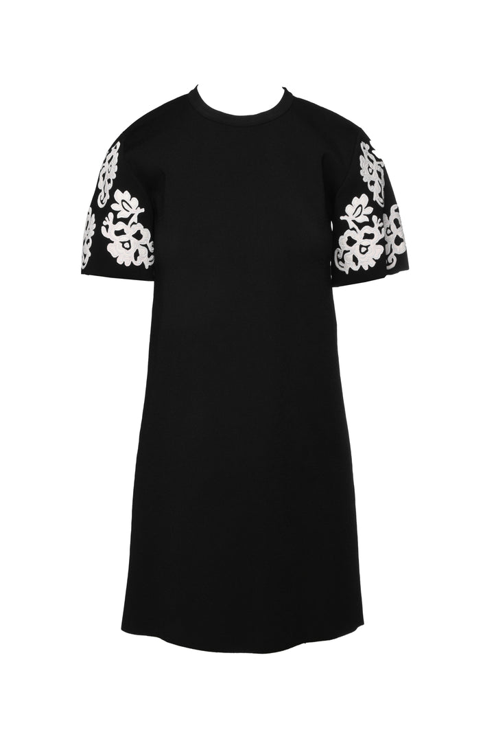Louis Vuitton Size M Embroidered Sleeve Mini Dress