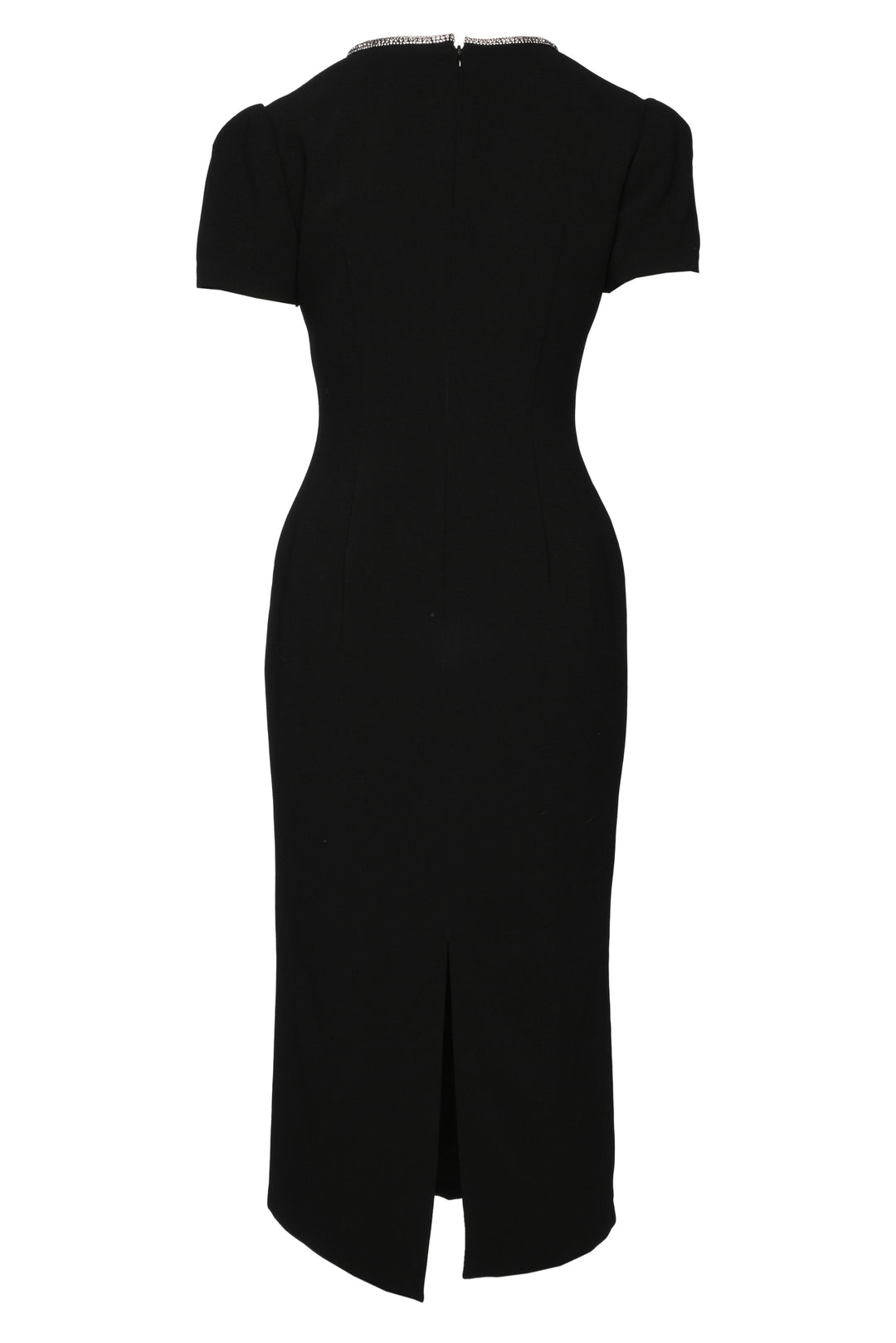 Self Portrait Size 6 Crepe Diamante Midi Dress