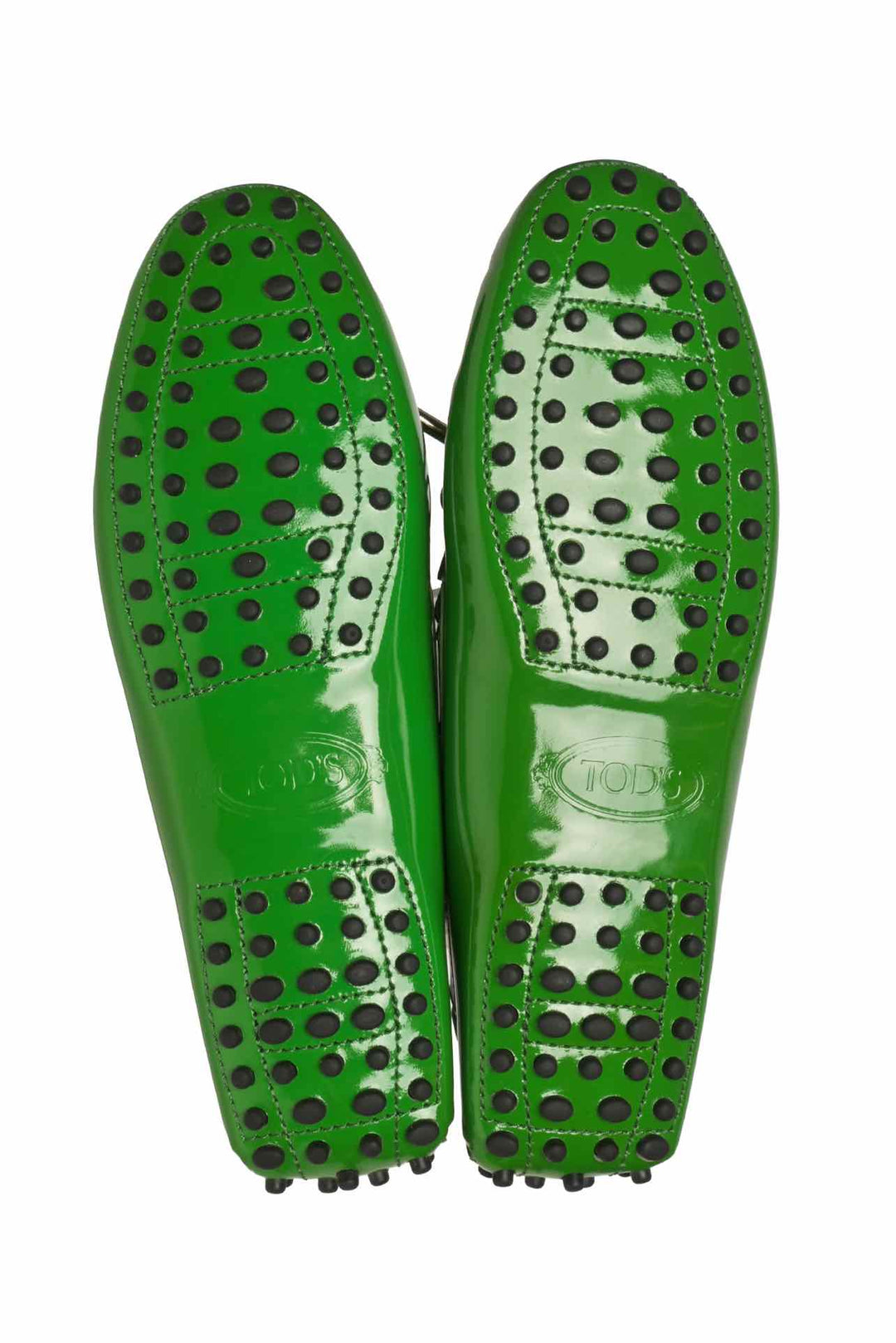 Tod's Size 38 Patent Leather Gommino Loafers