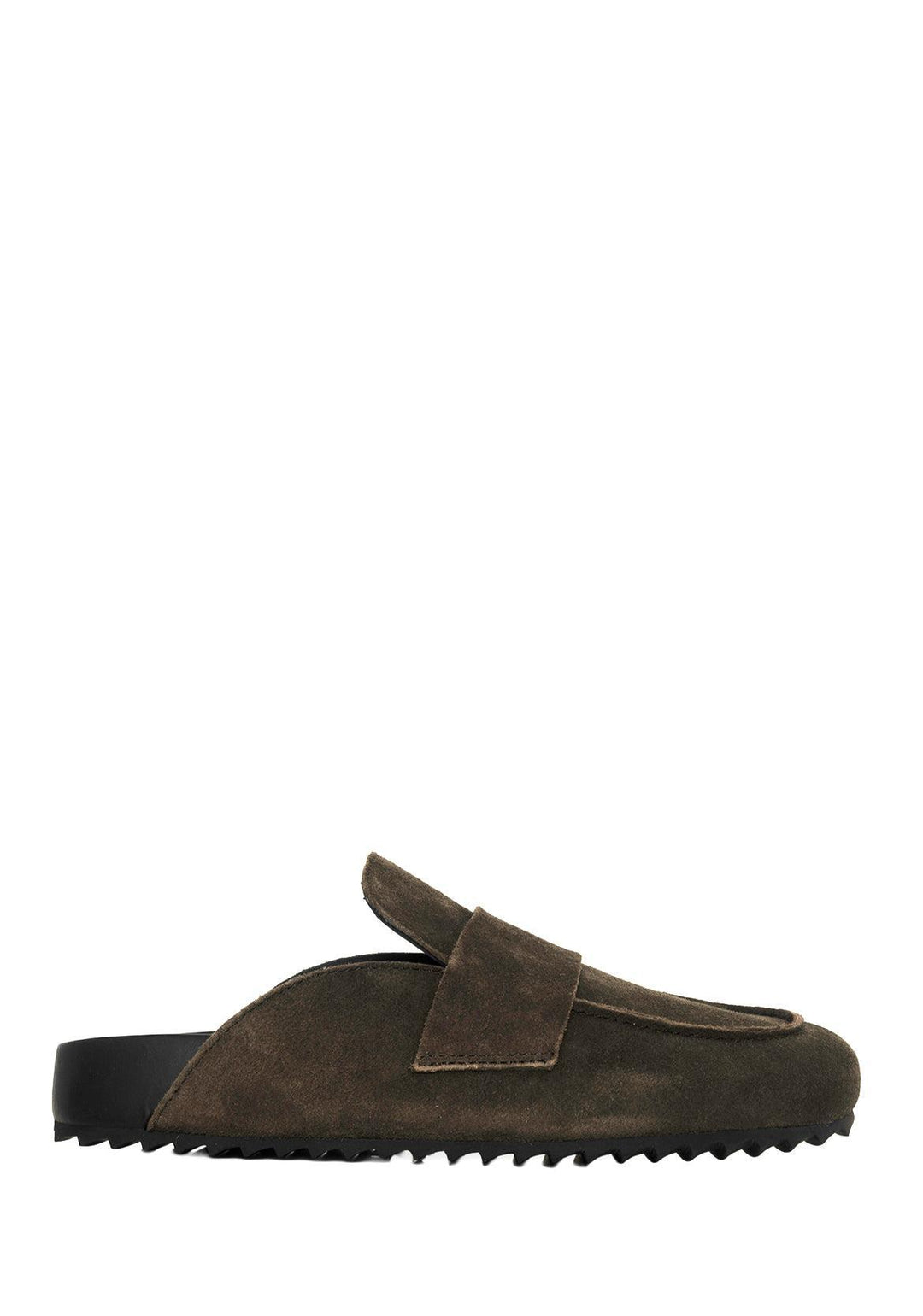 James Perse Size 6 Suede Slip On Mules