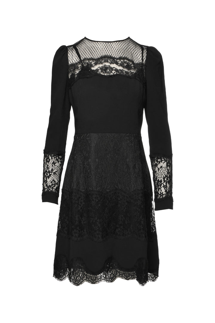 Dolce & Gabbana Size 46 Lace Knee Length Dress