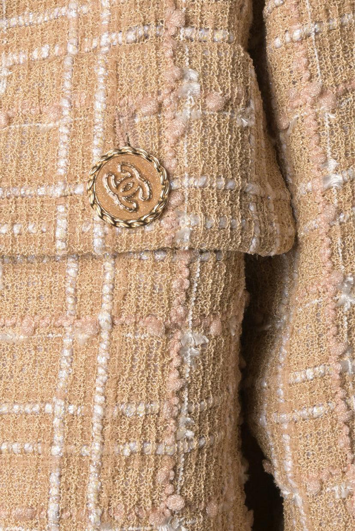 Chanel Size 48 2019 Iridescent Tweed Blazer