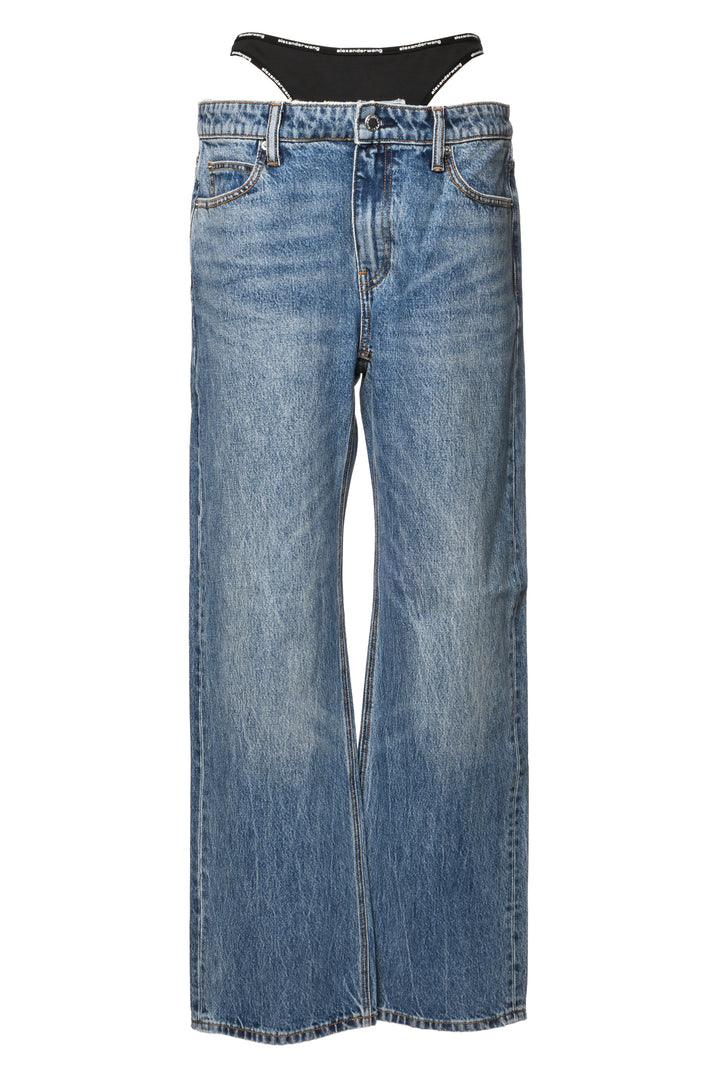 Alexander Wang Size 28 Layered Straight Jeans