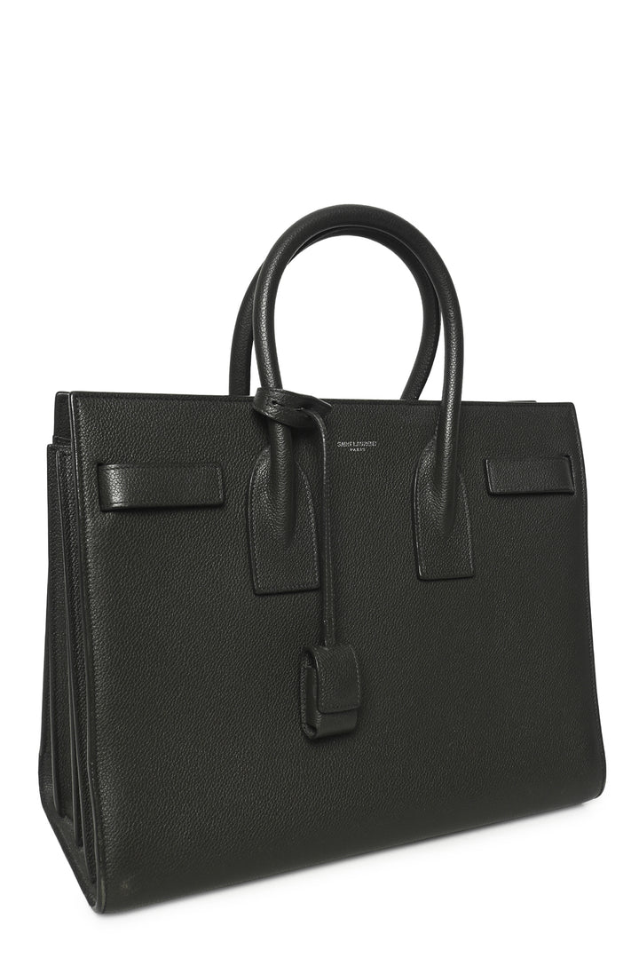 Saint Laurent 2015 Small Grained Leather Sac De Jour Tote