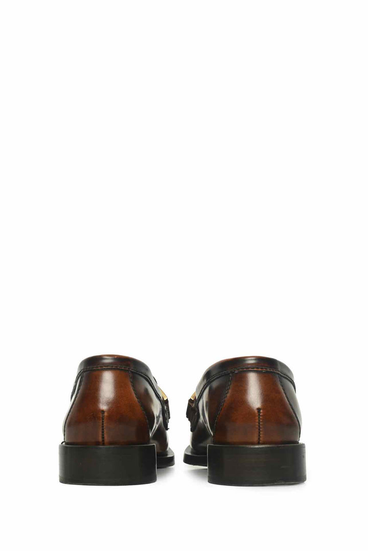 Prada Size 35.5 Buckle Loafers