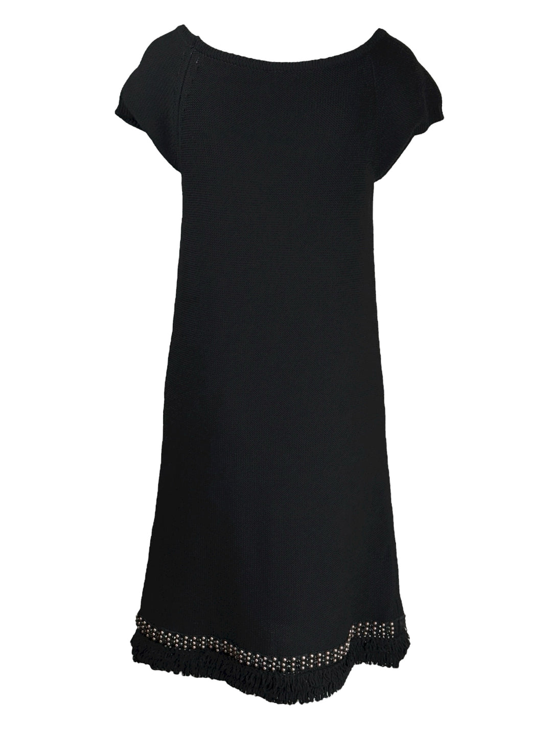 Red Valentino Size L Embellished Knit Dress