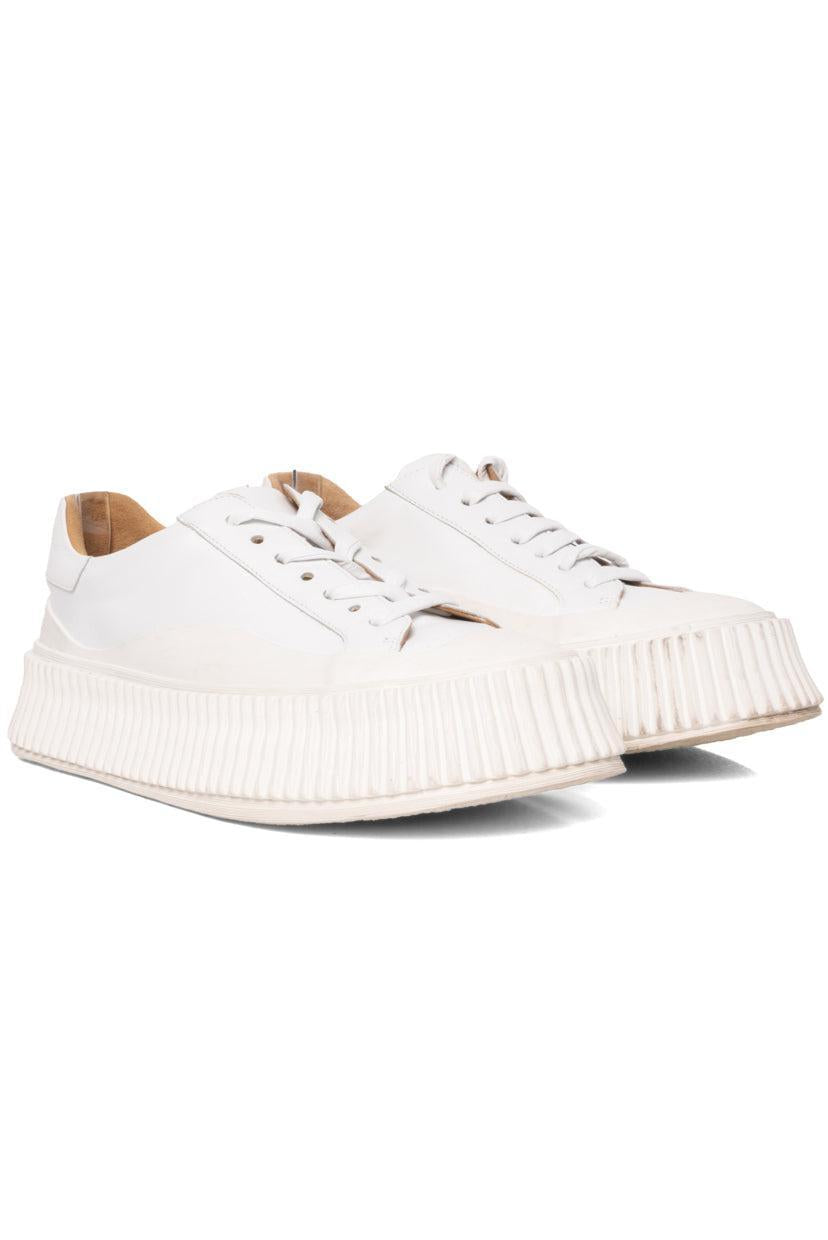 Jil Sander Size 37 Low Top Platform Sneaker