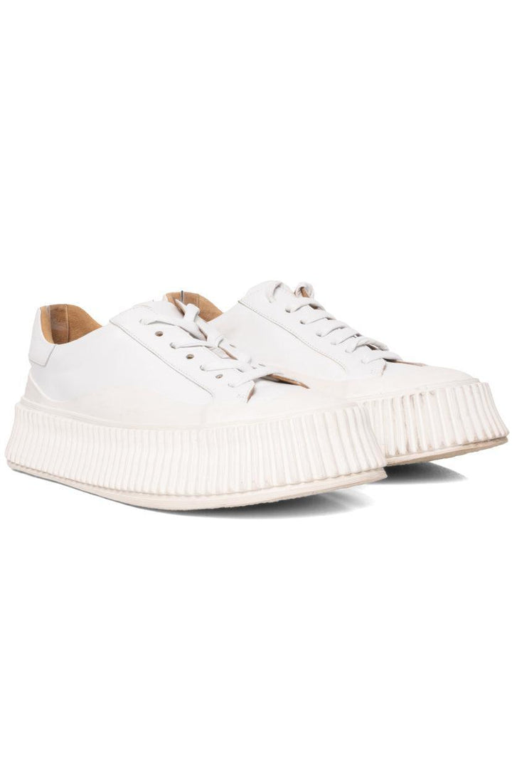 Jil Sander Size 37 Low Top Platform Sneaker