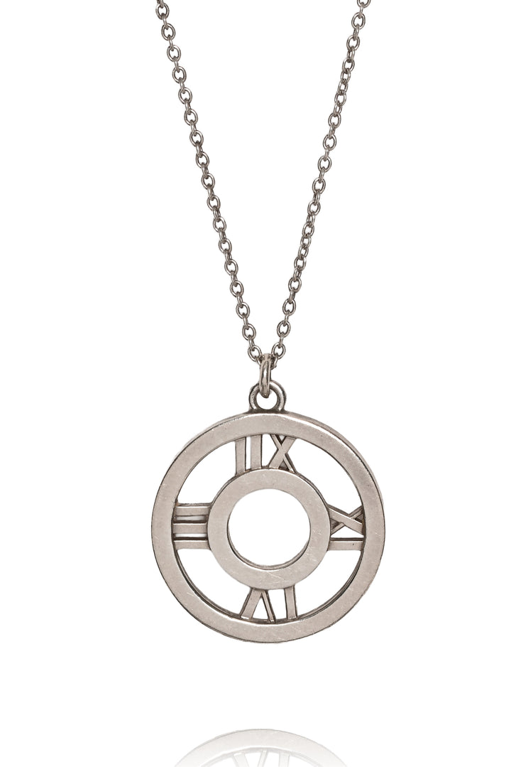 Tiffany & Co Atlas Open Pendant Necklace