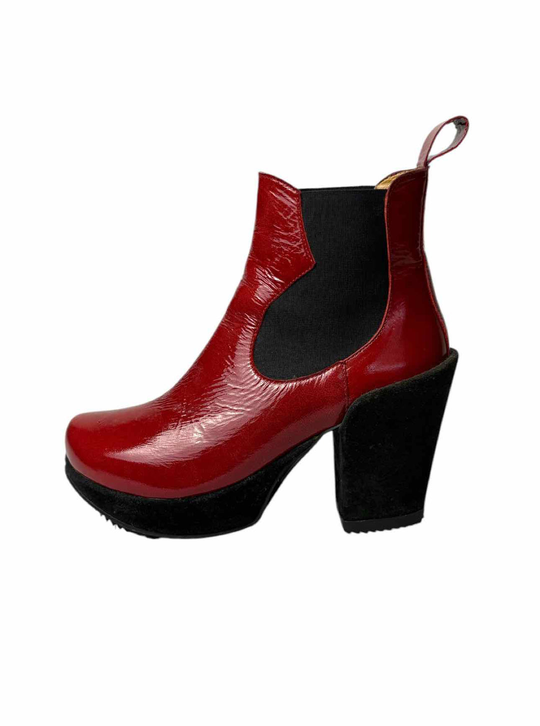 John Fluevog Size 8.5 Tracker Platform Chelsea Ankle Boots