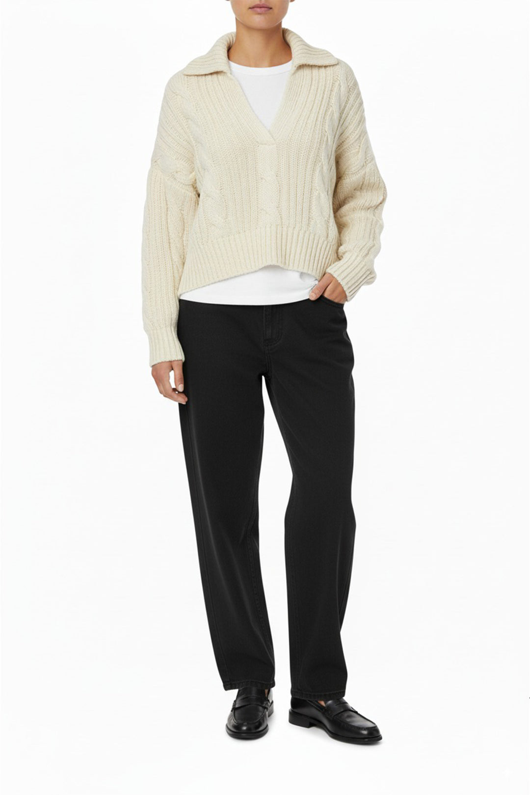 Denimist Size XXS Cableknit Sweater