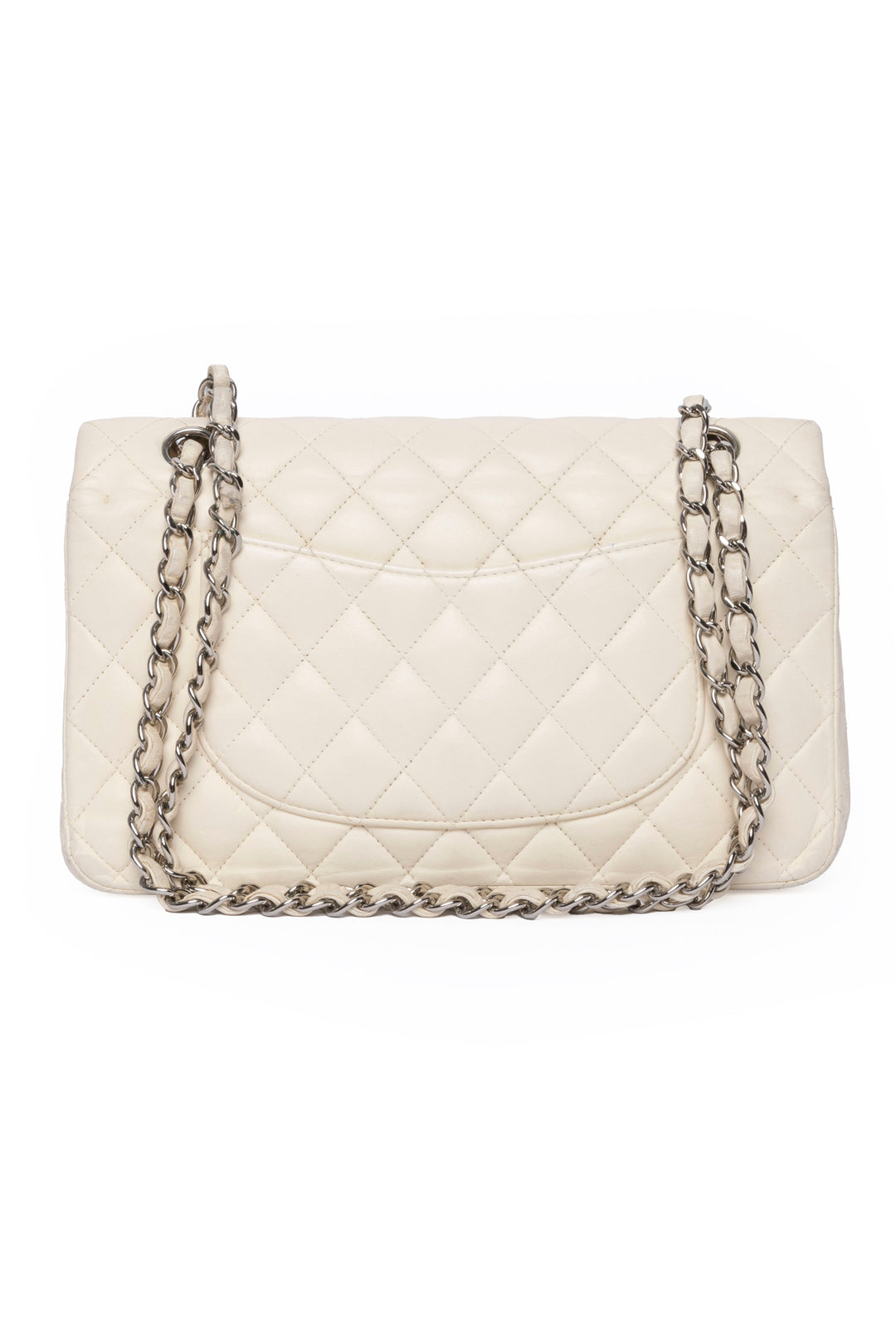 Chanel 2005-2006 Quilted Leather Medium Double Flap Shoulder Bag