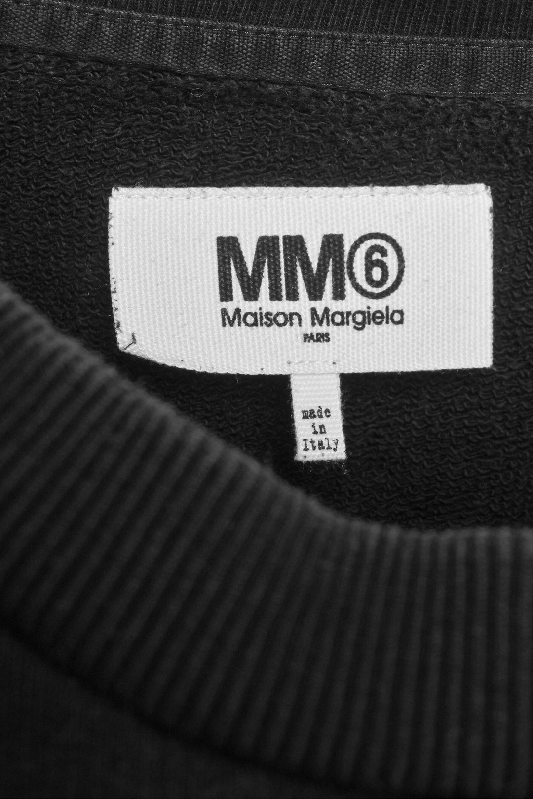 MM6 Size XS Logo Embroidered Crewneck Sweatshirt