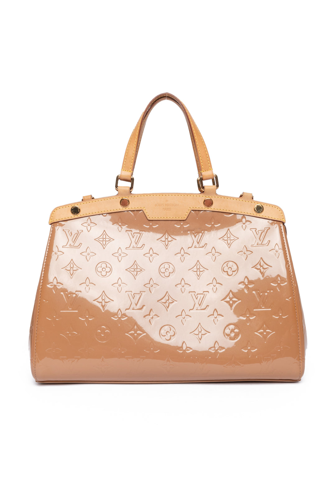 Louis Vuitton 2013 Monogram Vernis Brea MM Top Handle Bag