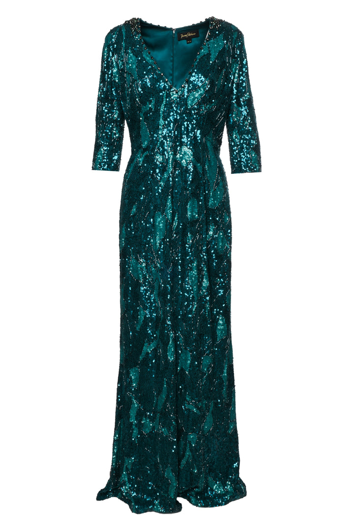 Jenny Packham Sequin  Gown