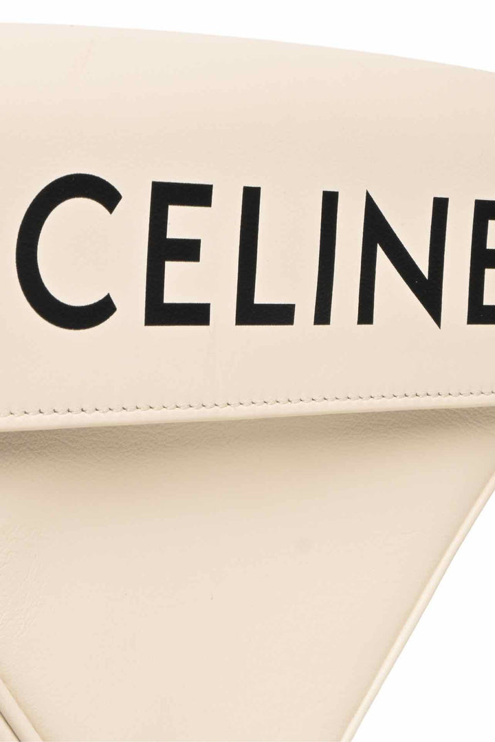 Celine Logo Triangle Crossbody Bag
