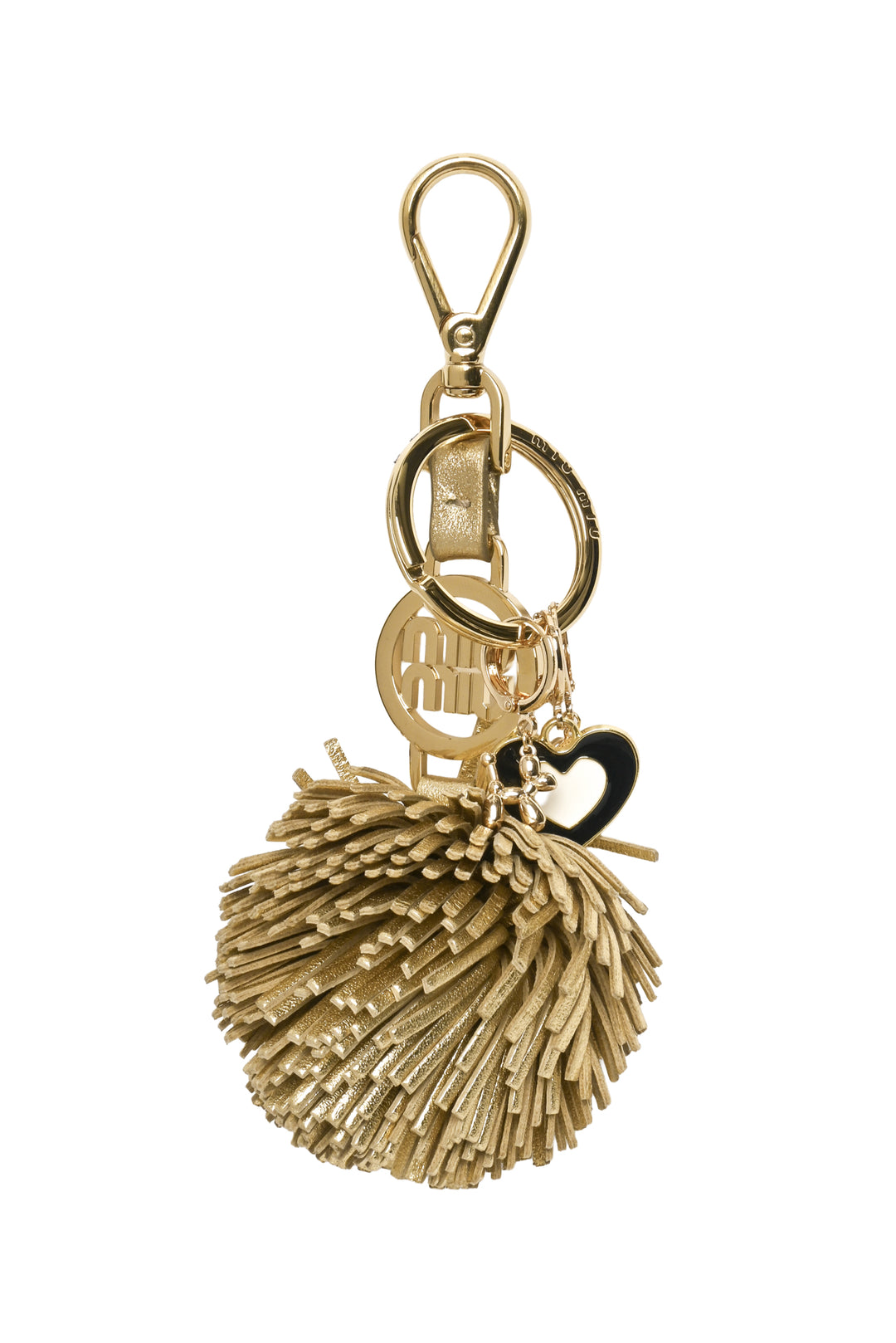 Miu Miu Charms & Pom Pom Keychain