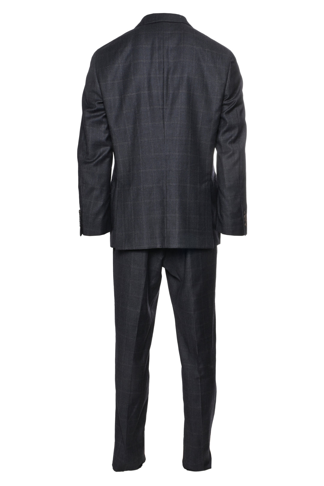 Brunello Cucinelli Size 40 Men's Wool Plaid 2 Piece Suit
