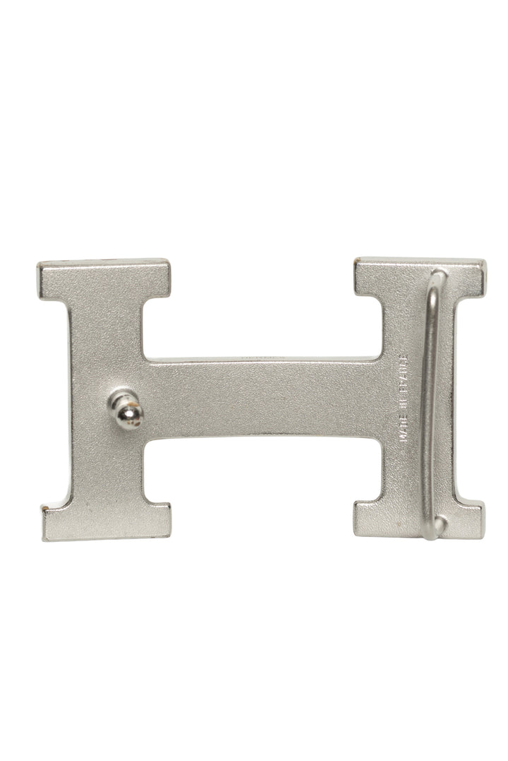 Hermes Palladium-Plated H Belt Buckle