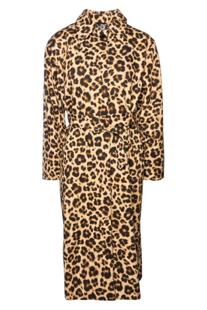 Sandro Size 0 Leopard Trench Coat