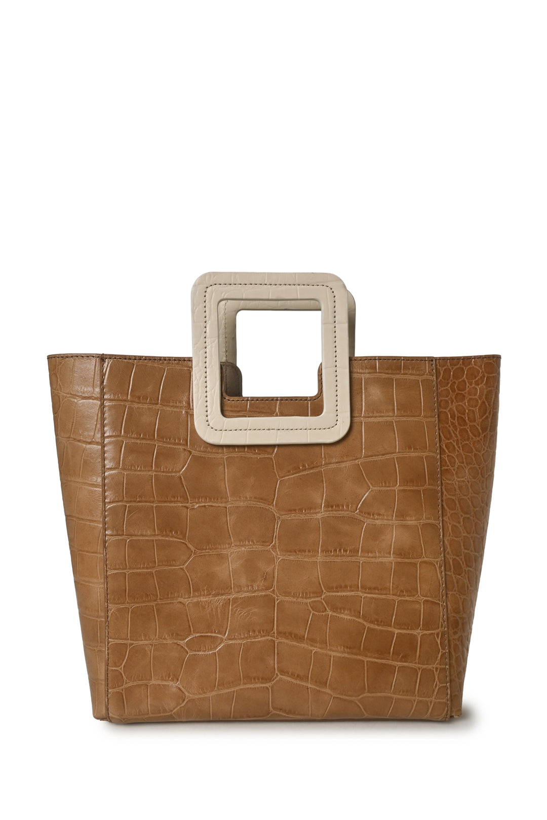 STAUD Shirley Croc Embossed Tote & Pouch
