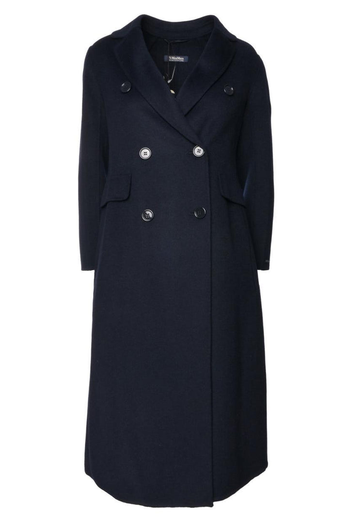 'S Max Mara Size 2 Double Breasted Wool-Blend Coat