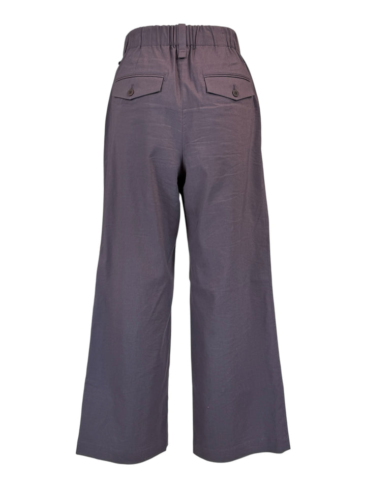 Issey Miyake Size 1 Pleated Wide Leg Cropped  Pants