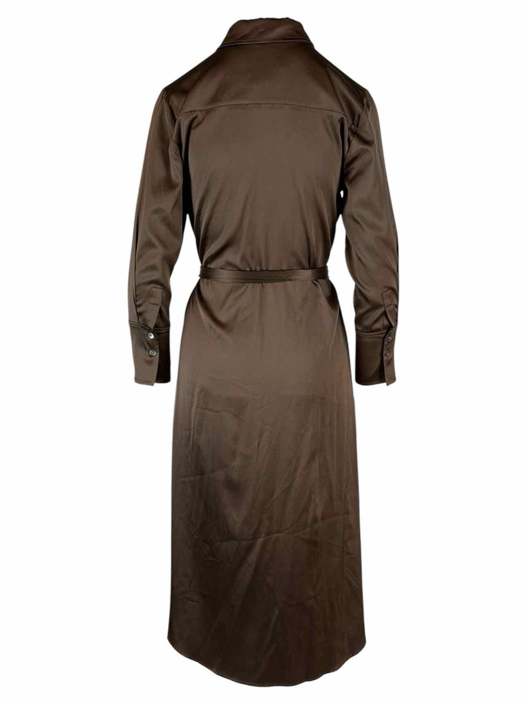 Ramy Brook Size M Victoria Silk Button Down Midi Dress