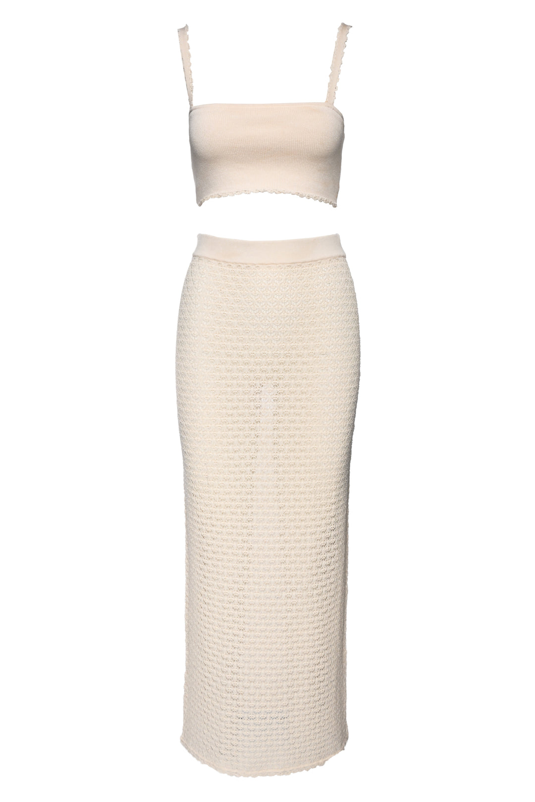 POSSE Size S Knit Midi Skirt & Top Set