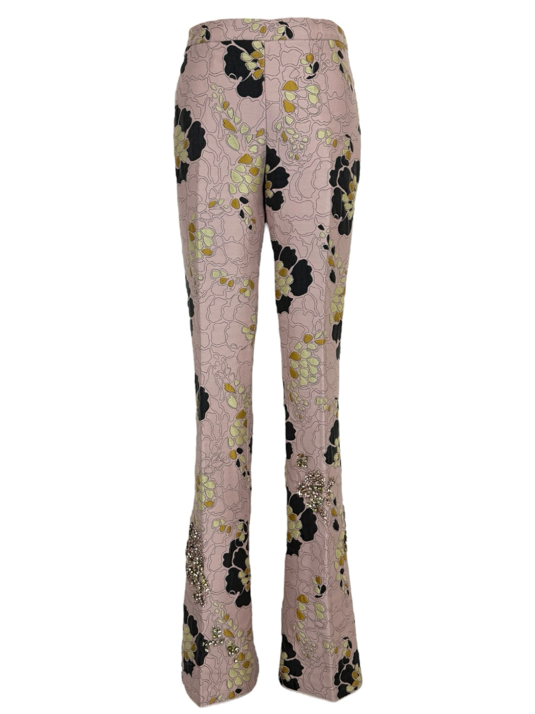 Giambattista Valli Size 38 Embellished Printed Pants