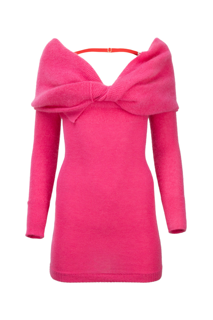 Jacquemus Size 36 Knit Mohair Dress