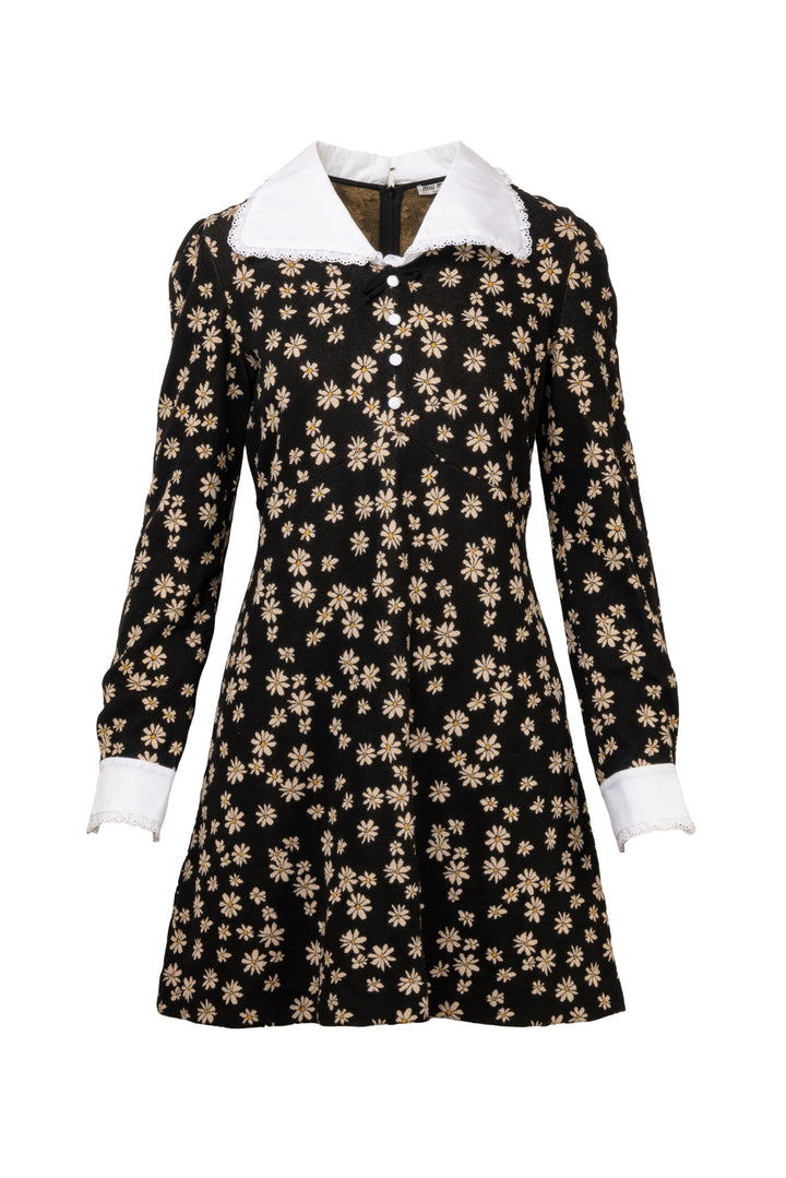 Miu Miu Size L 2020 Floral Jersey Mini Dress