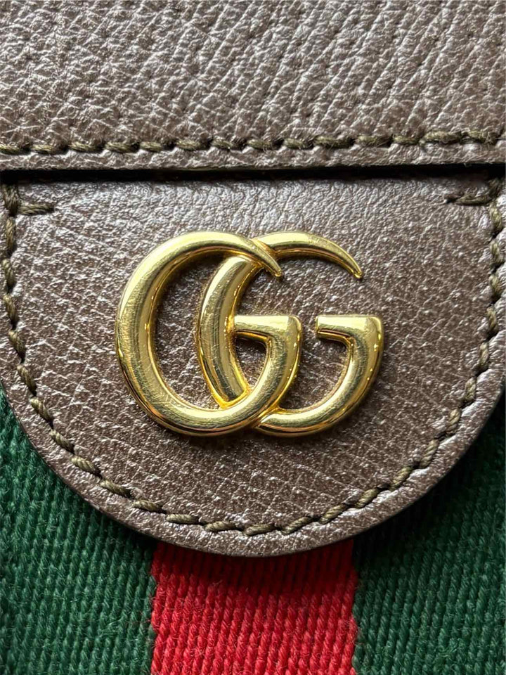 Gucci Ophidia Monogram Coated Canvas Small Tote Purse