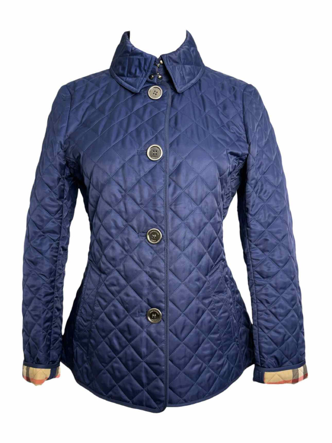 Burberry Brit Size S Quilted Poly Barn Jacket