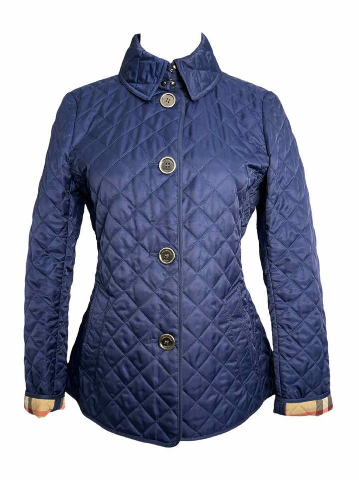 Burberry Brit Size S Quilted Poly Barn Jacket