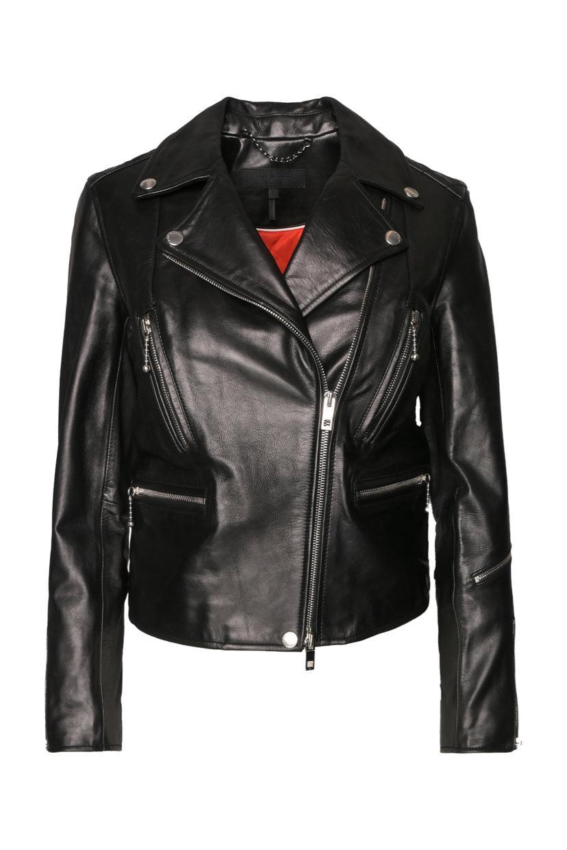 Rag & Bone Size 2 Cow Leather Moto Jacket