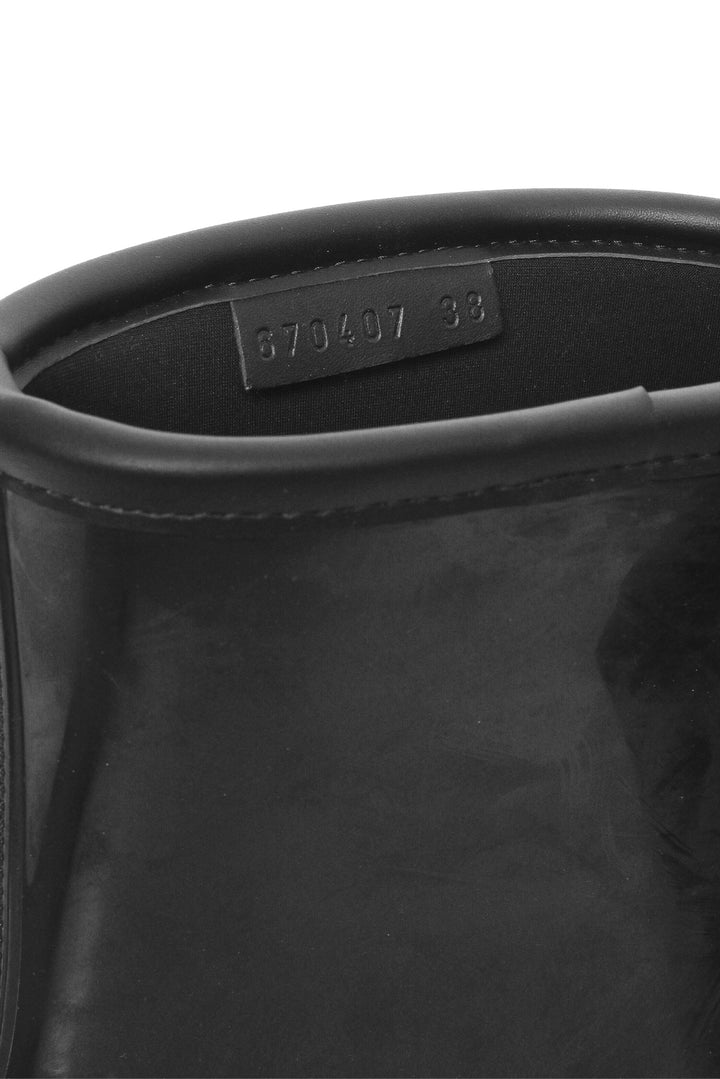 Gucci Size 38 Horsebit Accent Rubber Rain Boots