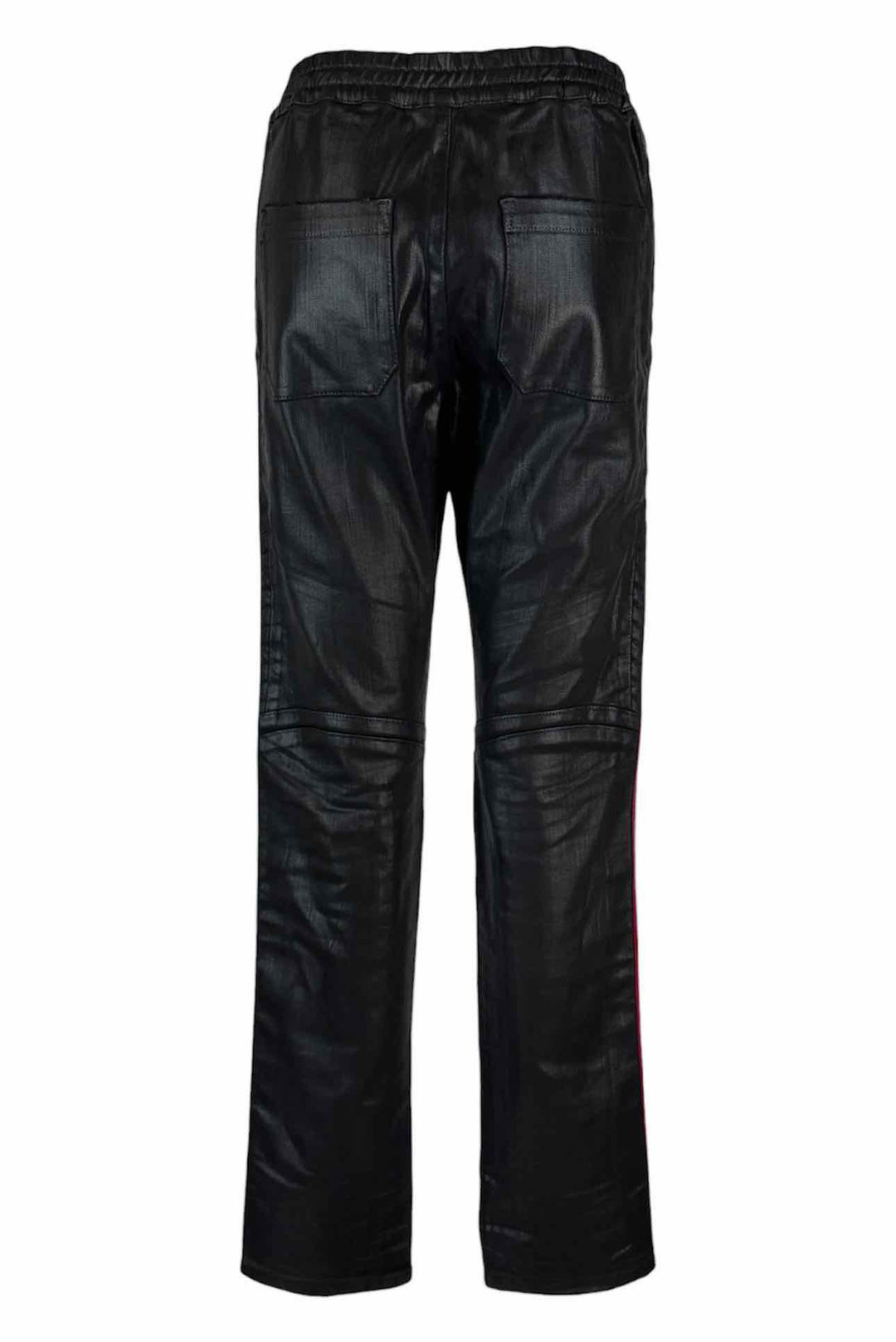 Balmain Size M Velvet Stripe Drawstring Pants