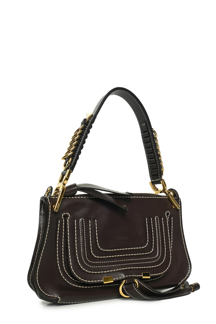 Chloe Small Leather Marcie Saddle Shoulder Bag