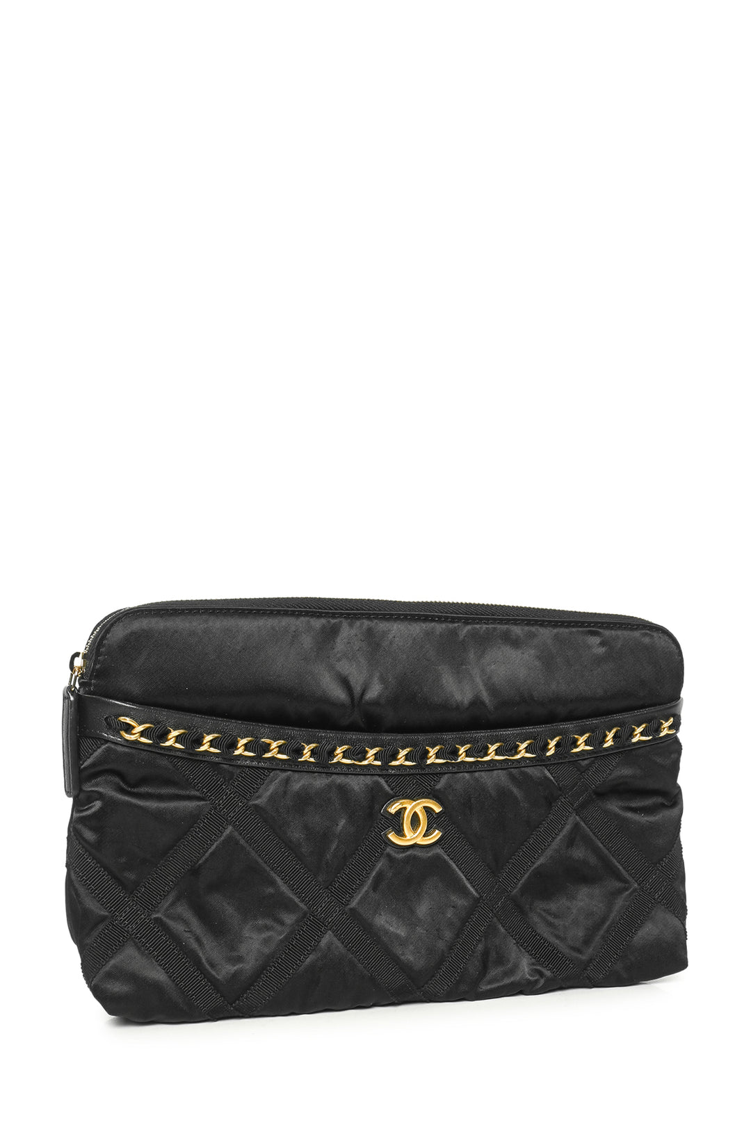 Chanel 2021 Nylon Grosgrain Convertible Lifestyle Pouch Tote