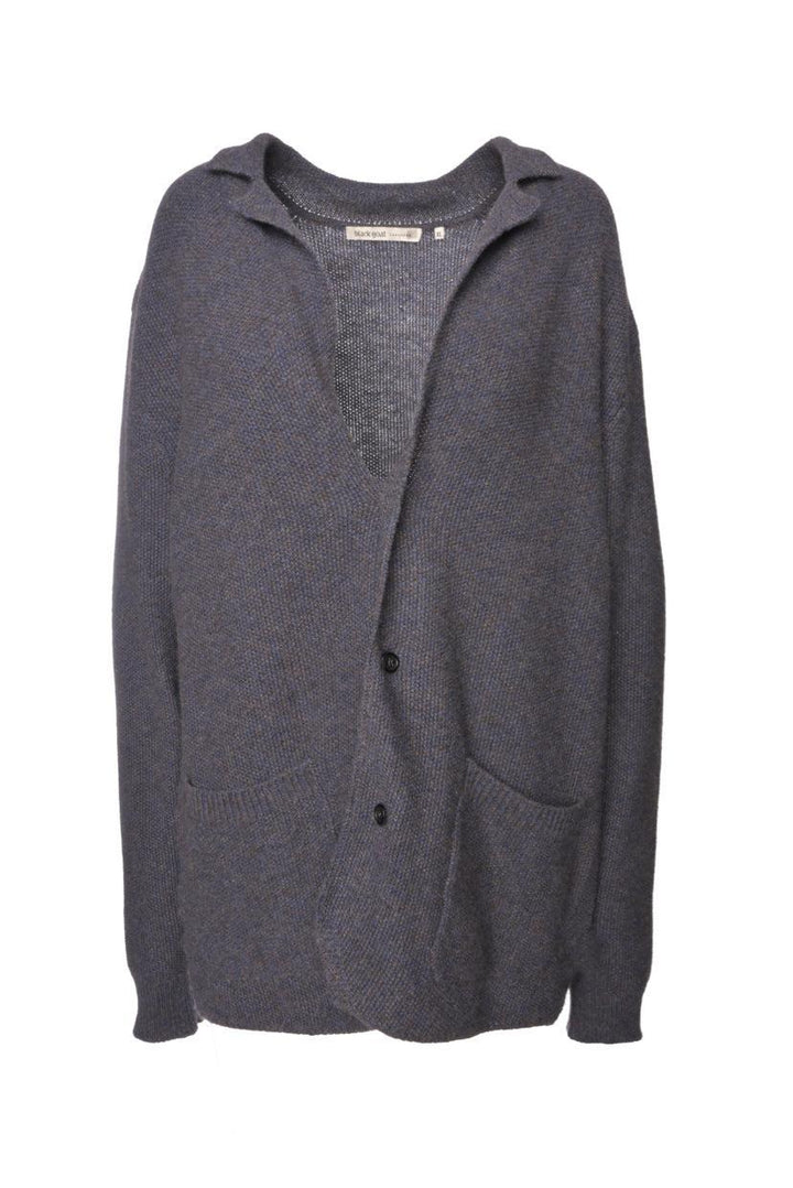 Black Goat Size XL Men's Knit Cardigan