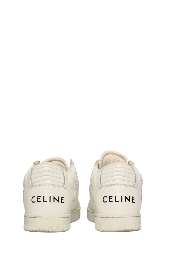 Celine Size 37 CT-02 Leather Mid Top Sneaker